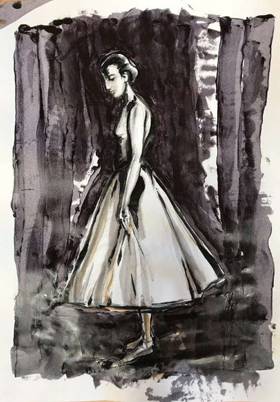 Standing Ballerina (Study)- Leedy