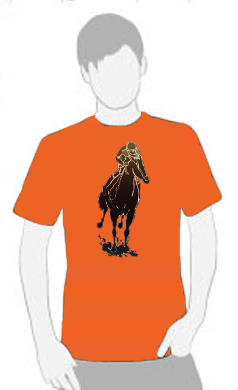 Dark Horse - T Shirt by Tom Leedy