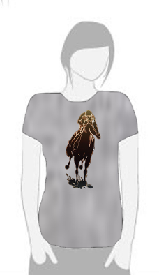 Dark Horse - T Shirt by Tom Leedy