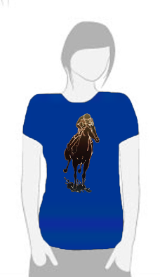 Dark Horse - T Shirt by Tom Leedy