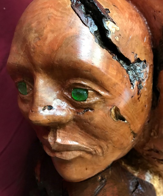 Medusa, Detail - Sculpture by Tom Leedy