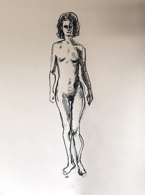 Nude 20 by Tom Leedy - Study for Helen of Troy