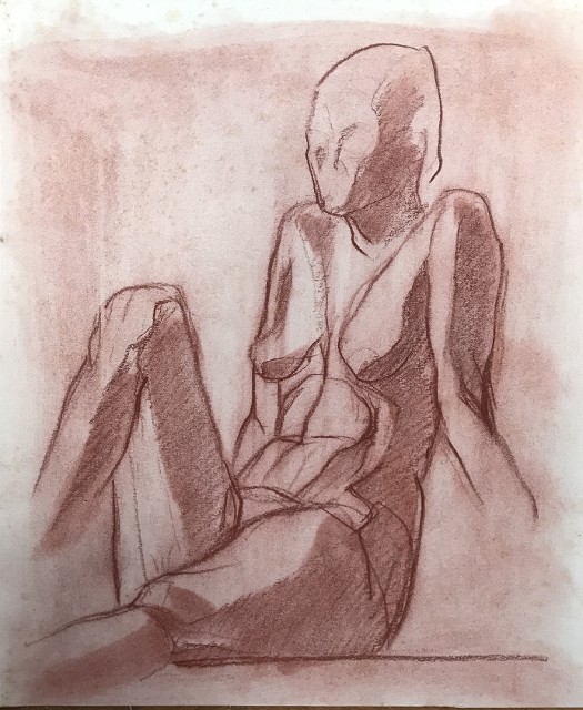 Nude Study - By Tom Leedy