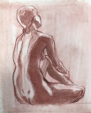Nude - Drawing by Tom Leedy